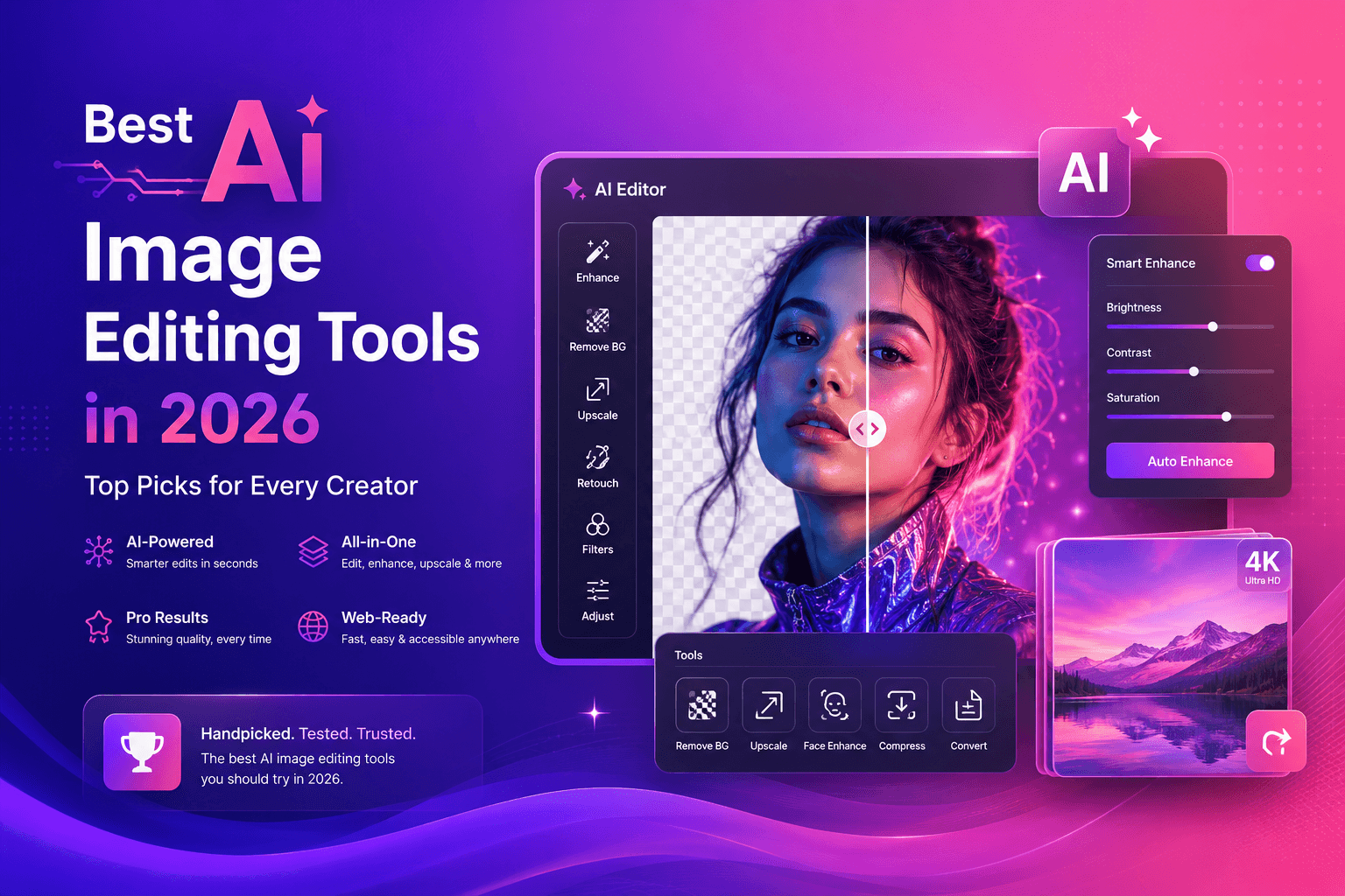 Best AI Image Editing Tools in 2026 (Top Picks)