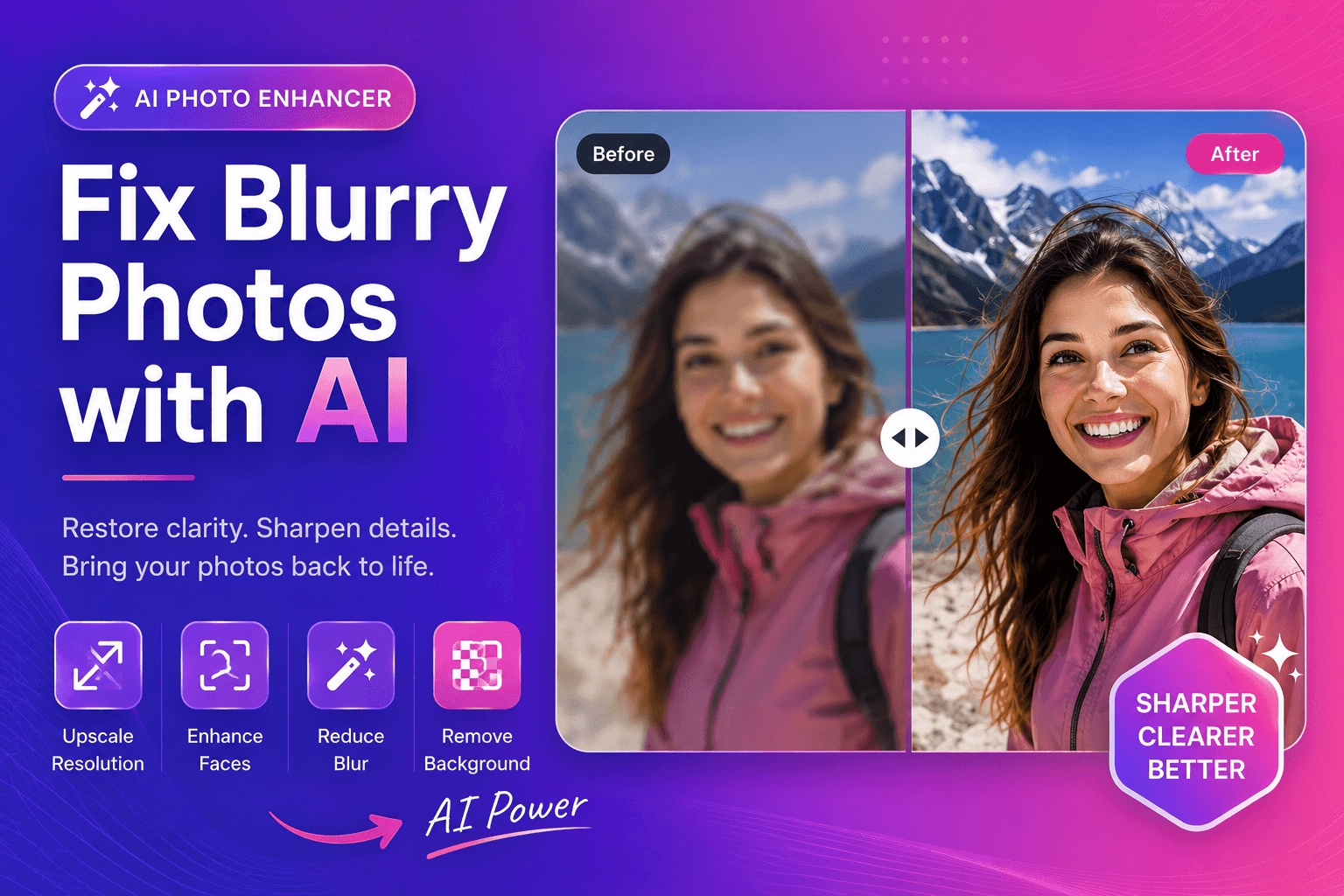 Fix Blurry Photos with AI (Step-by-Step)